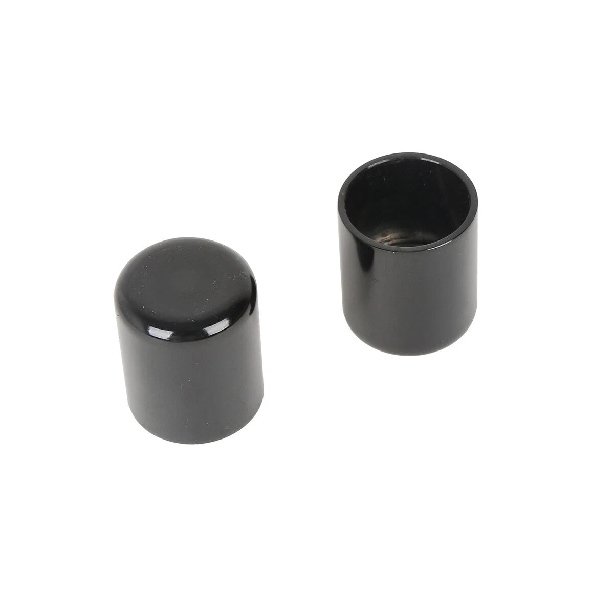 Set of 4 Black Docking Hardware Point Covers for Harley Touring Softail Dyna