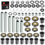 Set of 2 Rear Upper Lower A-arm Bushing Shaft Kit for Honda Rincon TRX650 TRX680
