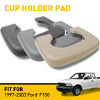 Center Console Cup Holder Armrest Pad for Ford F150 (1997–2003) Beige