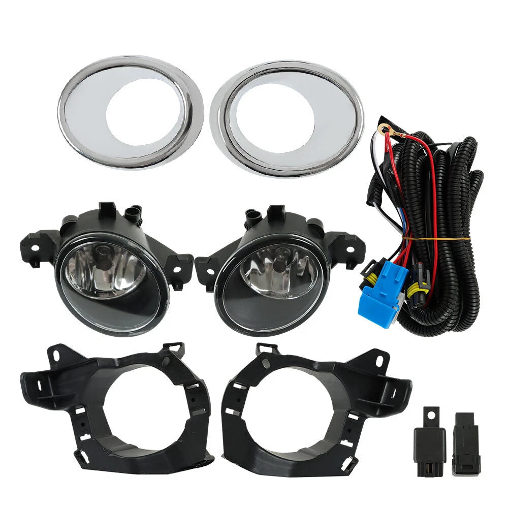 Clear Fog Lights Wiring Switch Kit for Nissan Pathfinder (2013-2016)
