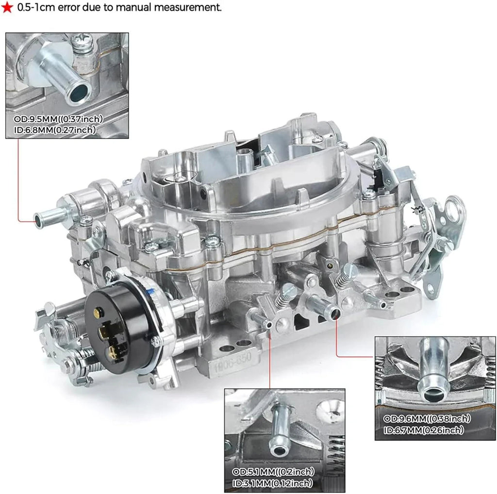 4 Barrel Carburetor for Edelbrock AVS2 1906 (650 CFM, Electric Choke)