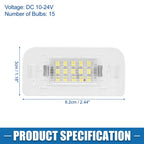2X LED License Plate Light No.A2468201566 for Mercedes-Benz B-Class (2011–2019)