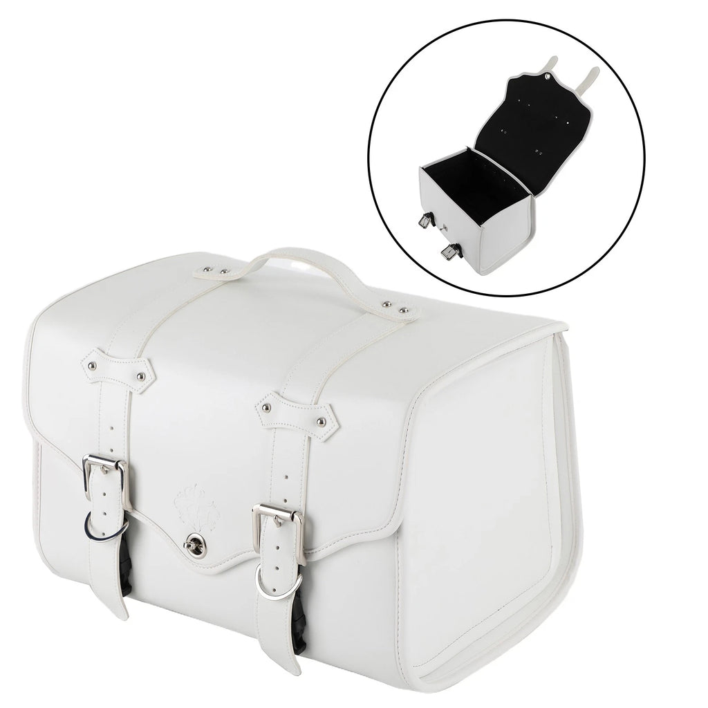 PU Leather Motorcycle Solo Swingarm Side Tool Bag for Universal Models