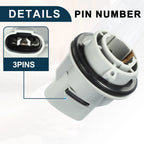 2 Pcs Front Turn Signal Light Socket for Mazda 3 (2004–2009) GA2A51064