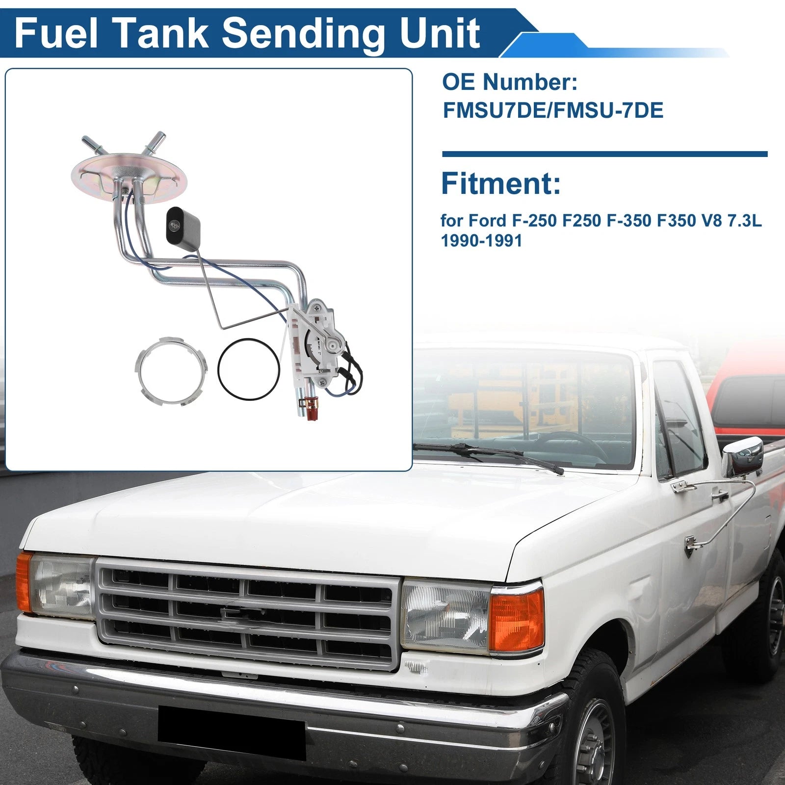 Fuel Level Sending Unit Module for Ford F-250 F-350 (1990–1991) No.FMSU7DE