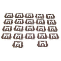 Replacement Front Upper 22-Piece /Side Reveal Moulding Clip Set