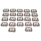 Replacement Front Upper 22-Piece /Side Reveal Moulding Clip Set