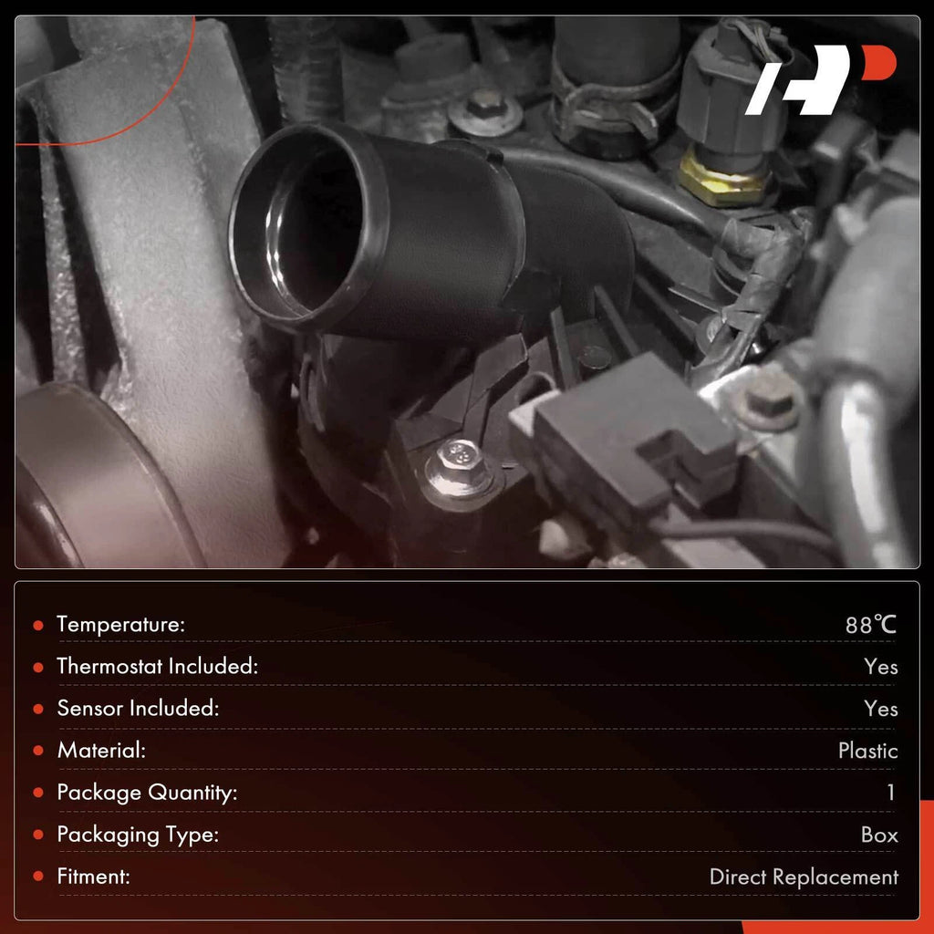 Thermostat Housing Assembly with Sensor for Ford Transit (2011-2018)