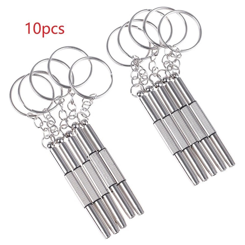 3x Keychain Screwdriver Tool for Glasses Phone Watch Repair