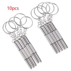3x Keychain Screwdriver Tool for Glasses Phone Watch Repair