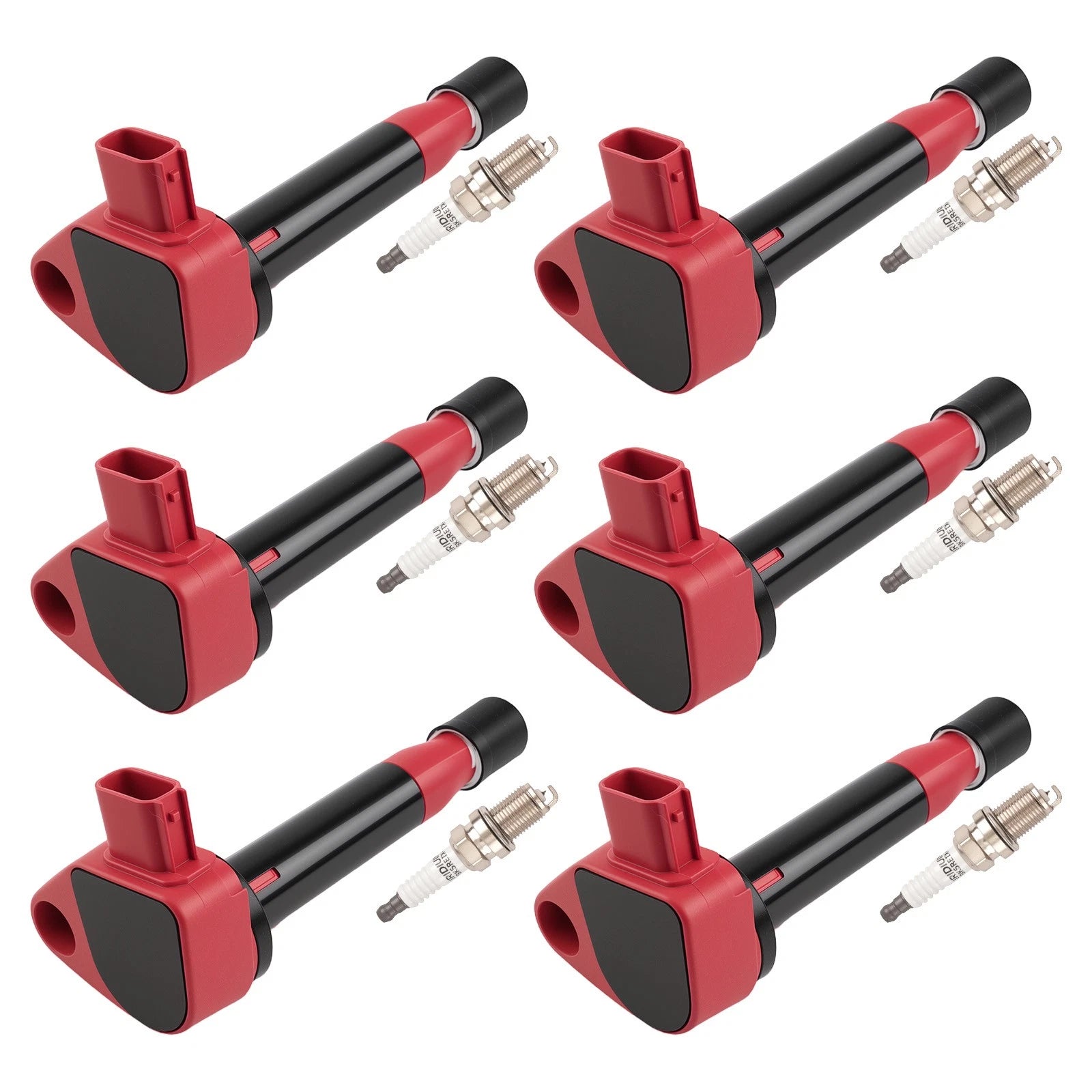 6X Ignition Coils & Spark Plugs for Acura TL CL 3.2L Honda Accord 3.0L (99–04)