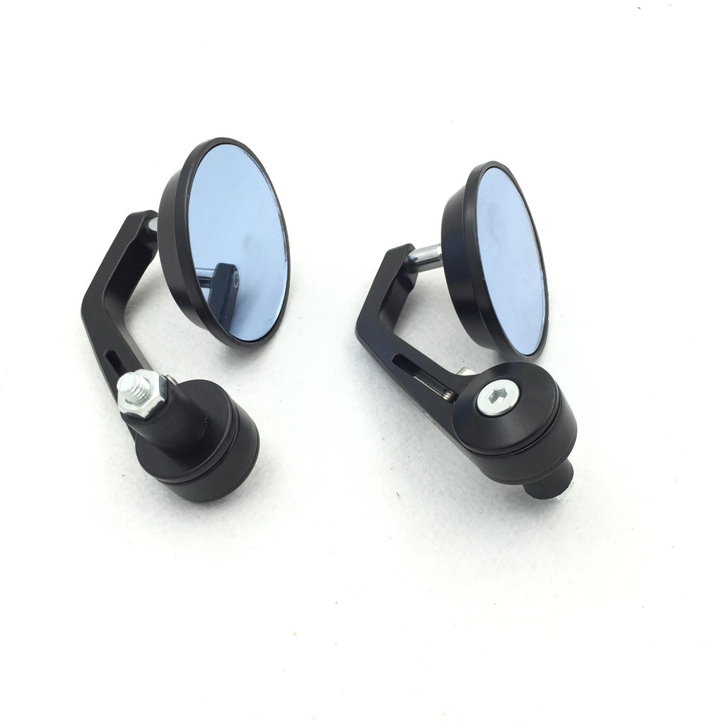 Adjustable Round Bar End Mirror 7/8" for Honda Kawasaki Buell Ducati