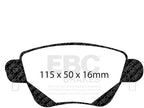 Set of 4 Rear Brake Pads for Jaguar X Type (2002–2004) FN516NF
