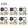 6X Carburetor Diaphragm Gasket Kit for Walbro K22-HDA Chainsaw (N/A)