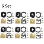 6X Carburetor Diaphragm Gasket Kit for Walbro K22-HDA Chainsaw (N/A)