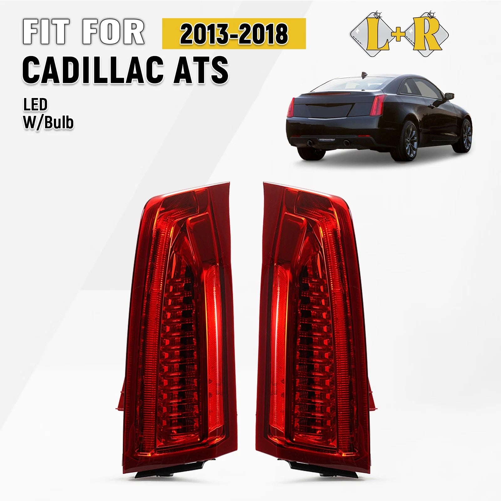 LED Tail Light Set for Cadillac ATS (2013–2018) - Left & Right Pair 84540024