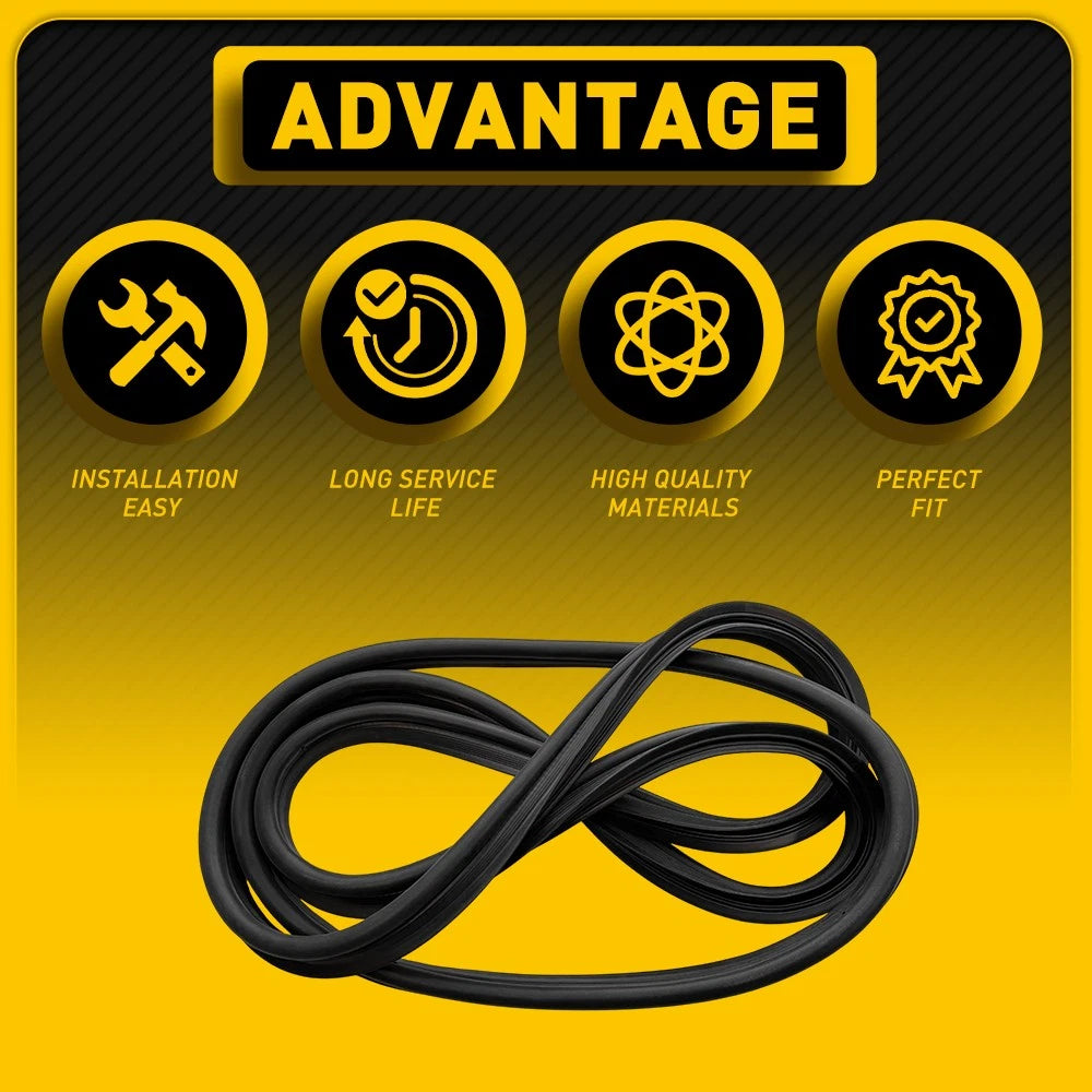 Rubber Trunk Lid Weatherstrip Seal for Toyota Corolla (2003–2008)