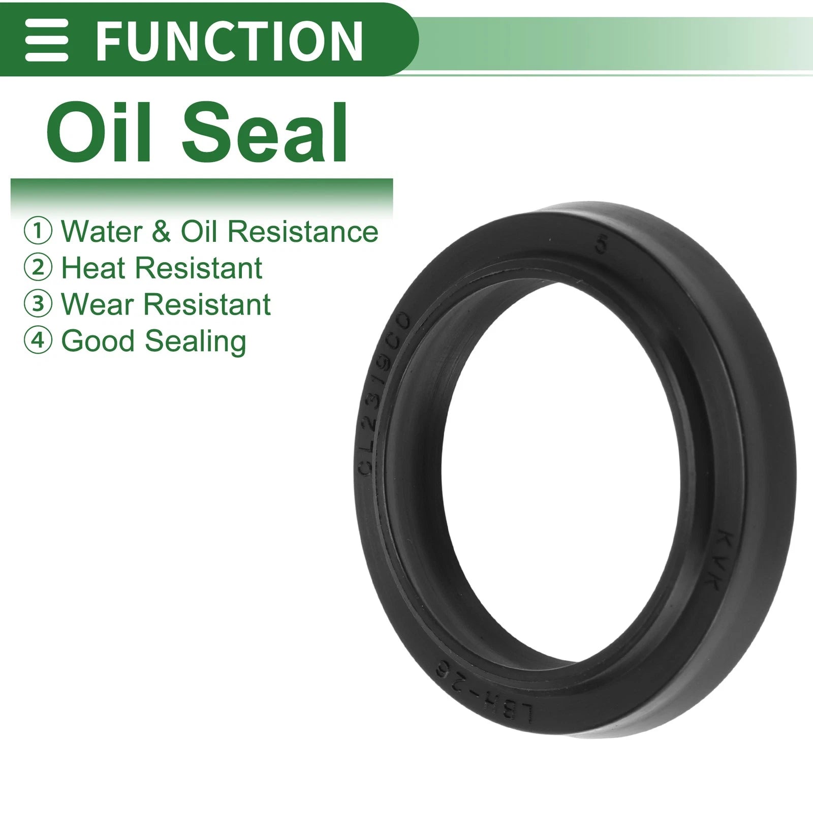 Set of 5 Oil Seal Rotary Shaft Seal NBR Rubber 26x34x4.5mm