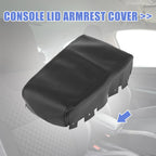 Center Console Lid Armrest Cover for Nissan Altima (2013–2018) Black