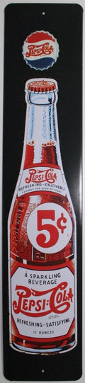 Street Road Sign Tag Plate 24"x5" for Pepsi Cola Coke