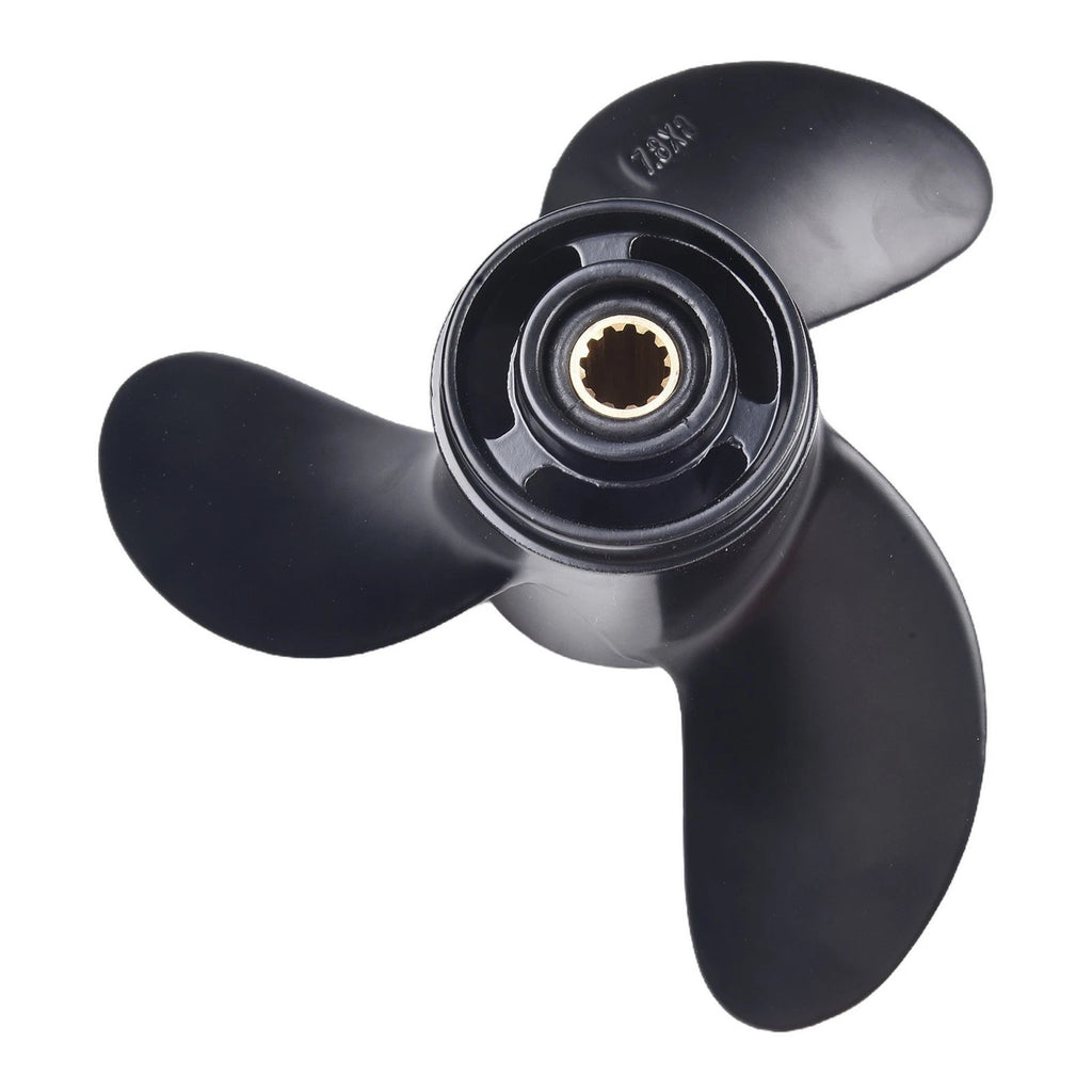 3 Blade Aluminum Outboard Propeller 7 8 x 8 for Marine Applications