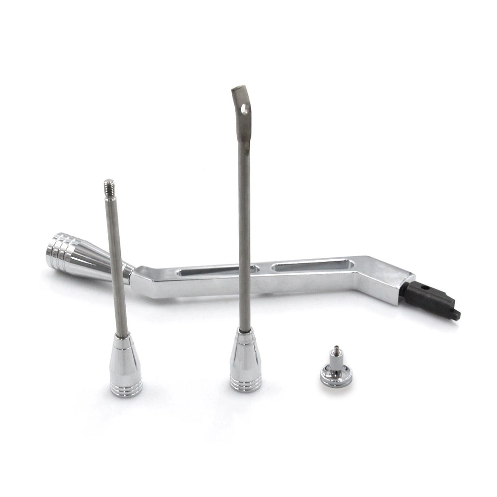 Polished Billet Aluminum Shifter Turn Signal Lever Hazard Tilt Kit for GM