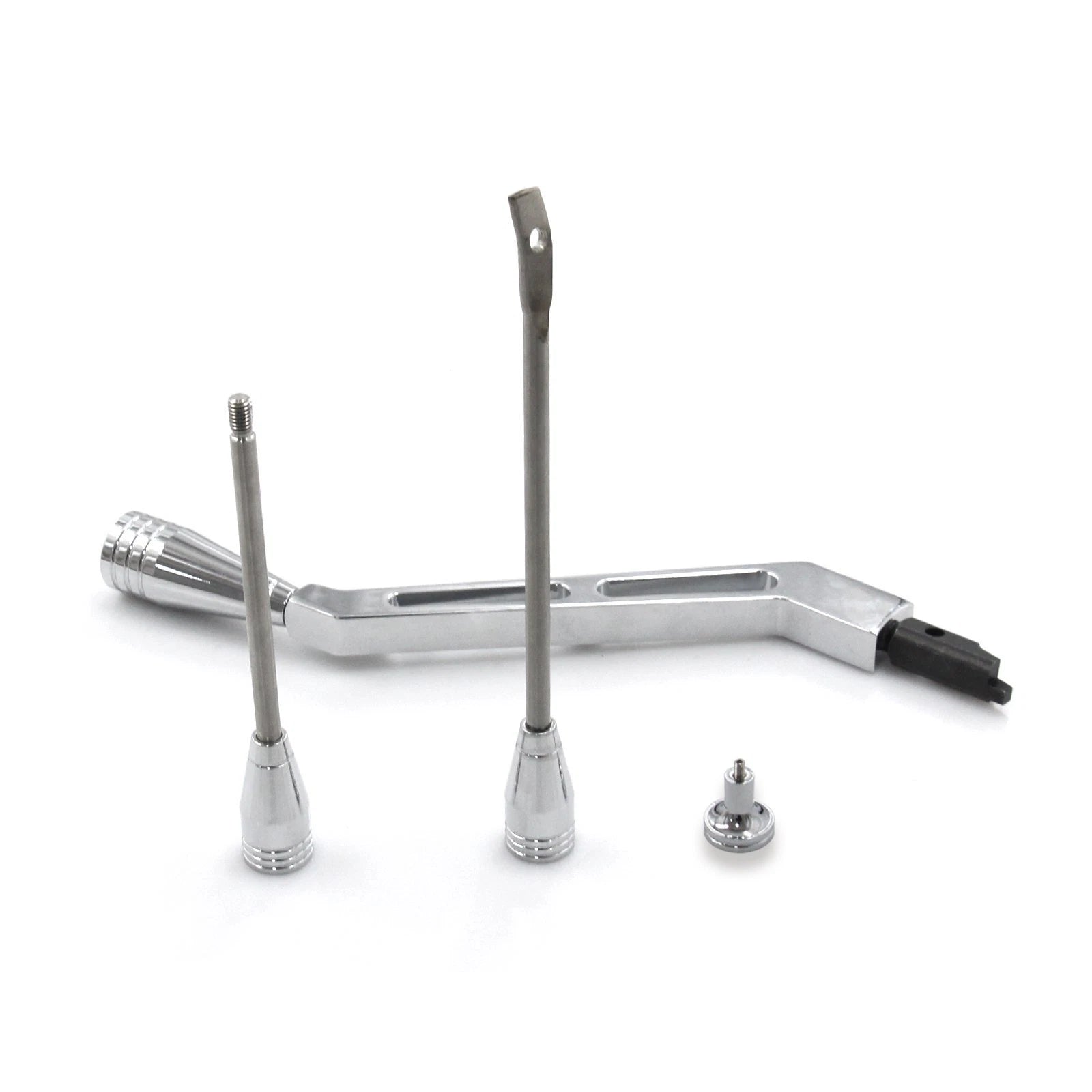 Polished Billet Aluminum Shifter Turn Signal Lever Hazard Tilt Kit for GM