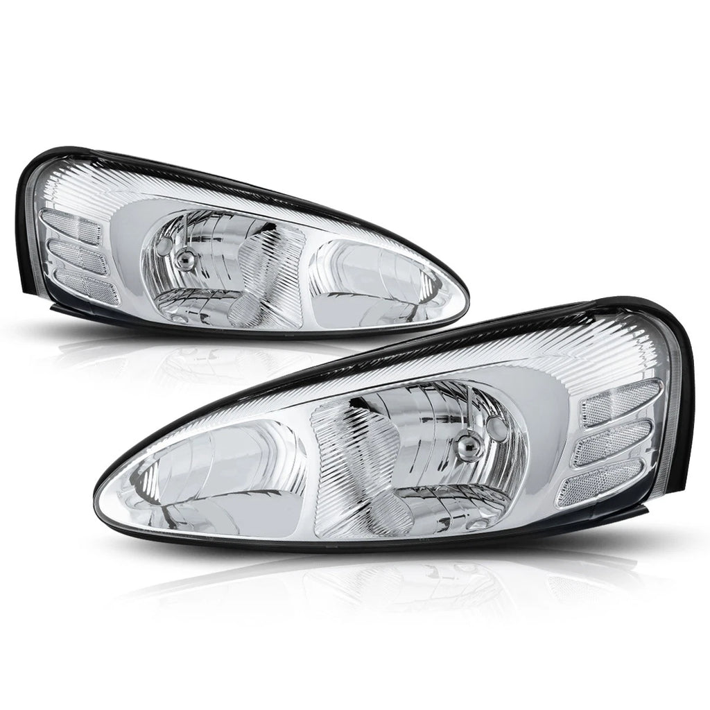 OE Style Chrome Housing Clear Corner Headlight for Pontiac Grand Prix (2004–2008)