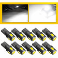 10X Super White T10 LED License Plate Light Bulb for Make Model 