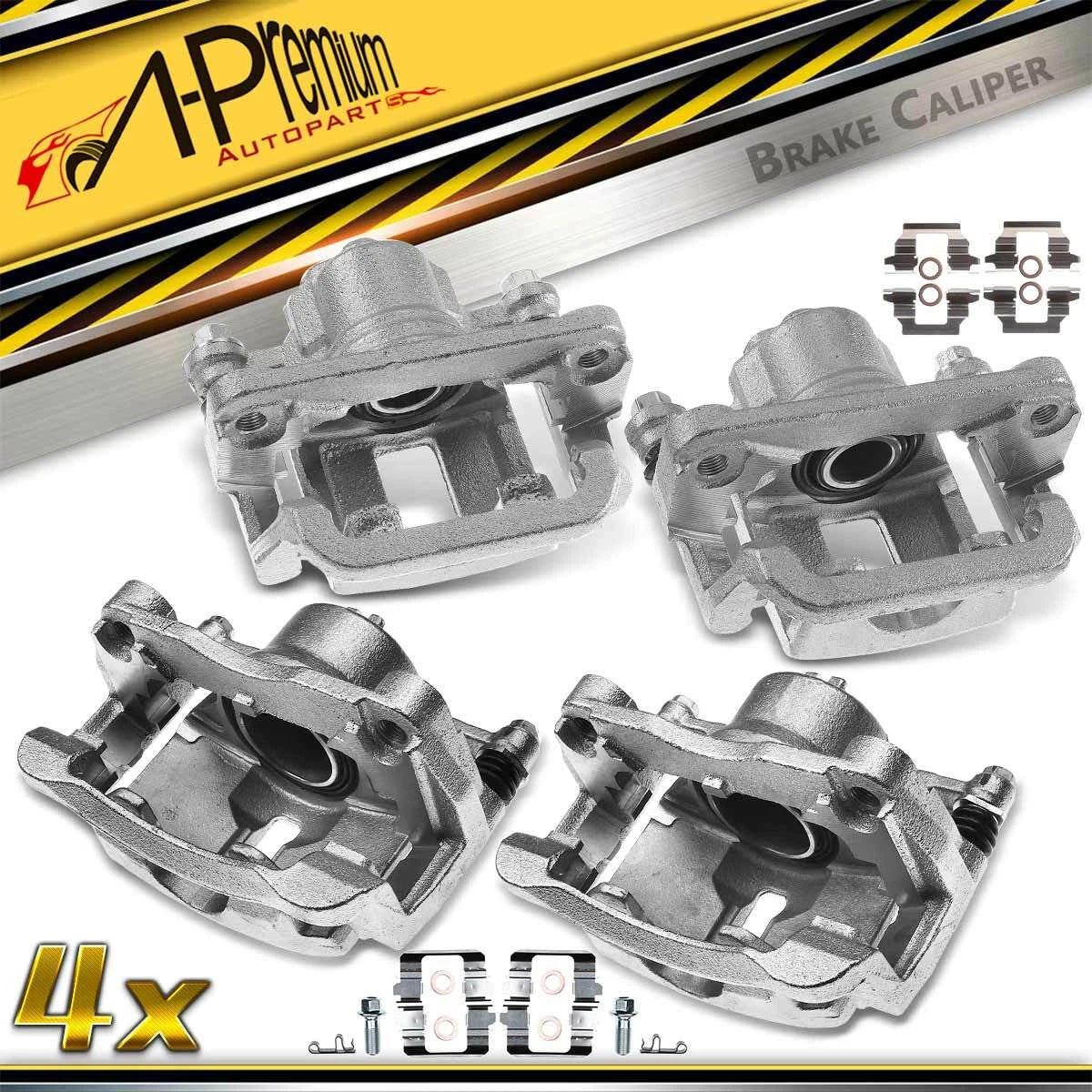 Set of 4 Brake Calipers for Nissan Rogue (2008–2013)
