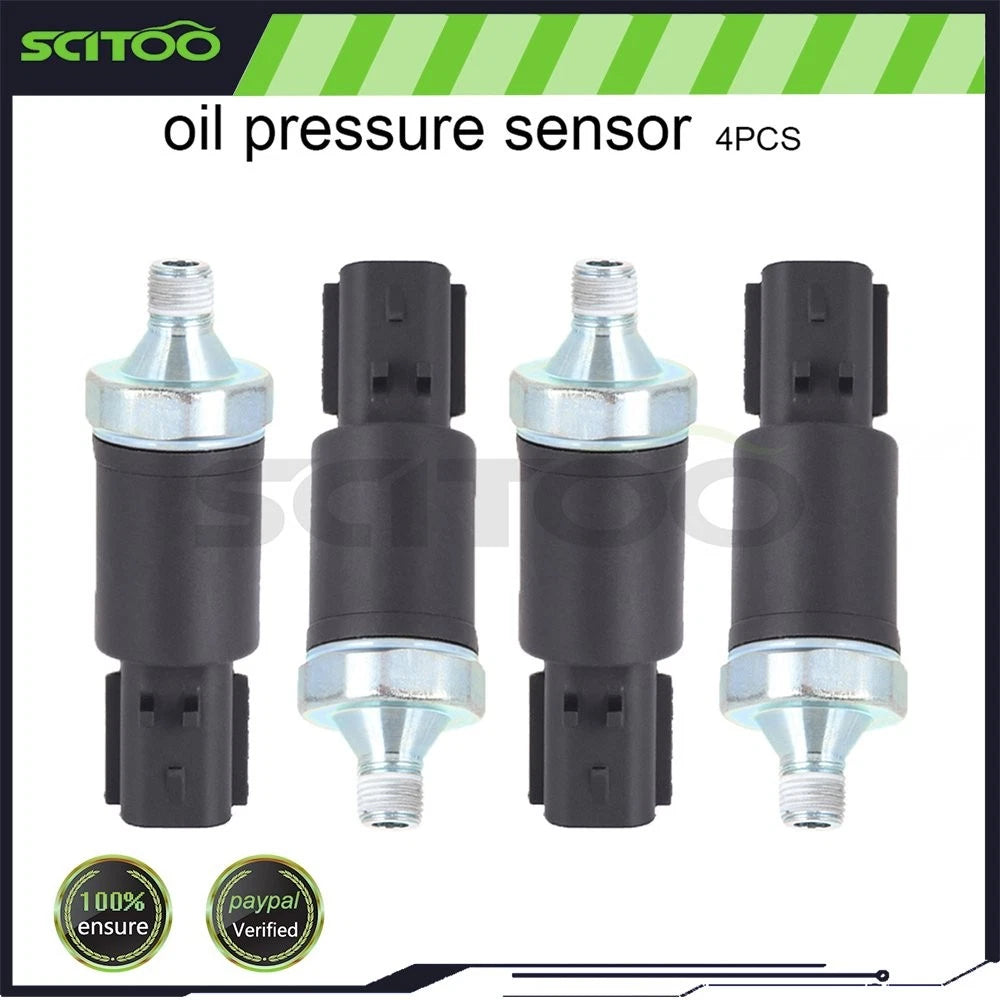 Set of 4 Oil Pressure Sensors for Dodge Ram 1500 (2003) 36192 8199 C1837 PS358