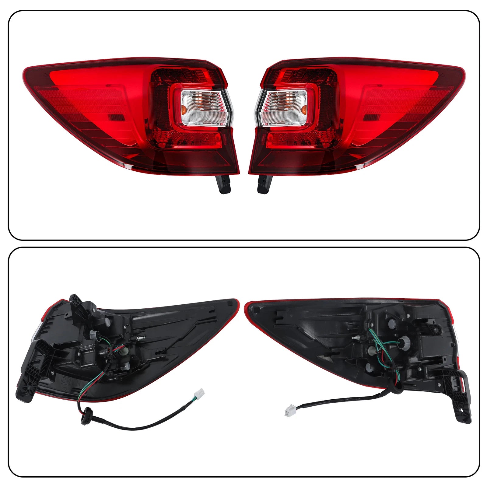 Tail Lights Assembly for Subaru Outback (2015â2019) Pair Halogen