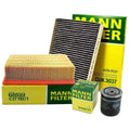 Mann Oil Air Carbon Cabin Filter Service Kit for Audi A4 Quattro (2002–2008)