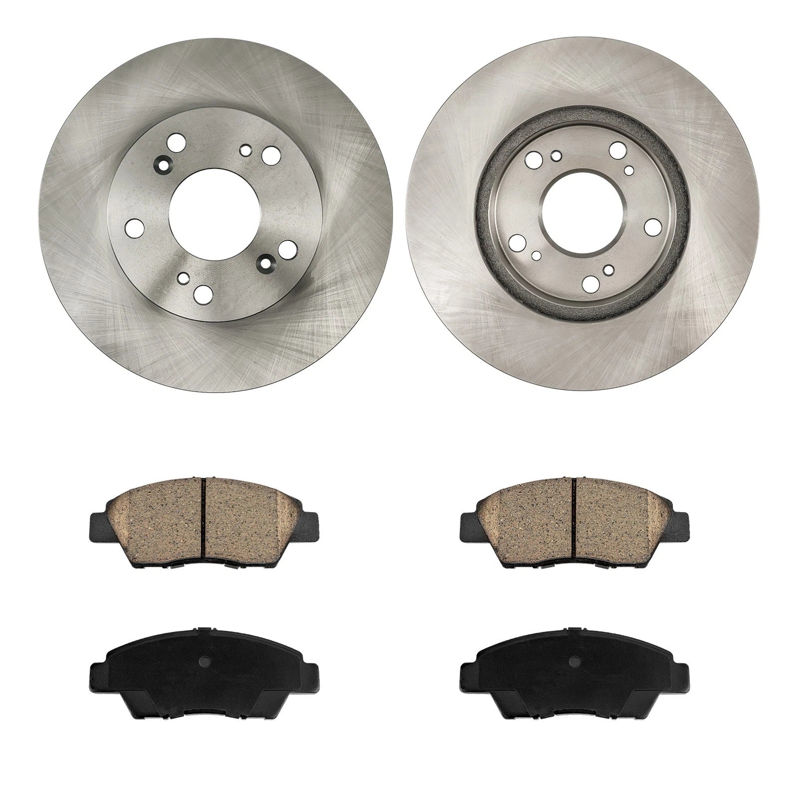Front Vented Brake Rotors and Ceramic Pads Kit for Honda CR-Z (2011–2015)