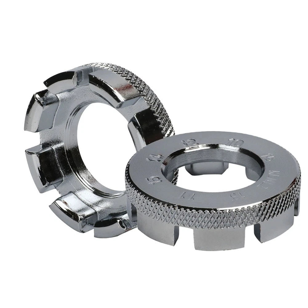 2pcs Steel Bike Spoke Wrench Tool for Tightening 10/11/12/13/14G/15G Sizes