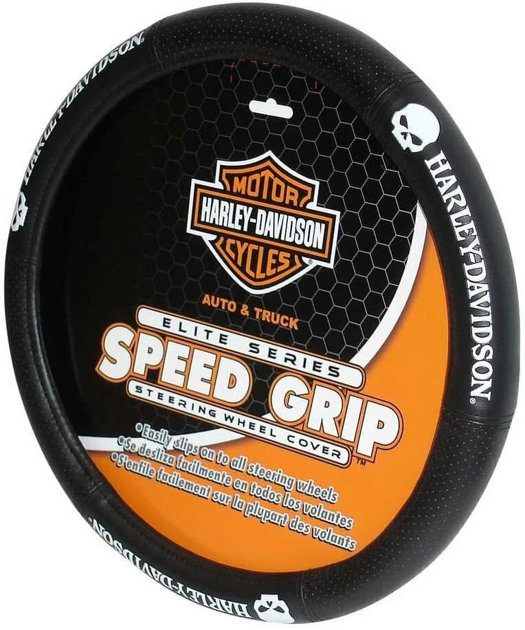 Steering Wheel Cover for Harley-Davidson Skull Black P6646