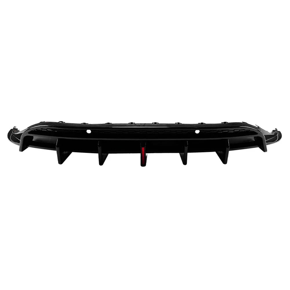 Rear Bumper Lip Spoiler Splitter for Volkswagen ID.3 (2019-2022) Glossy Black