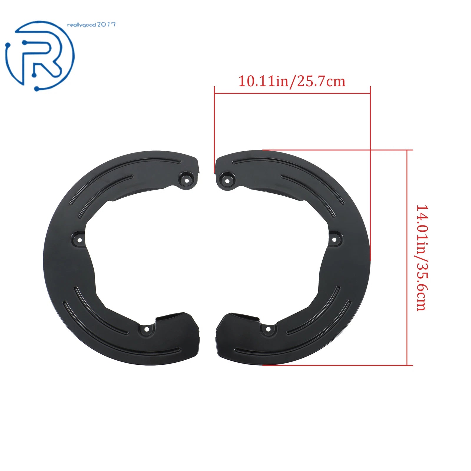 Set of 2 Brake Splash Shields for Dodge Ram (2009-2024)
