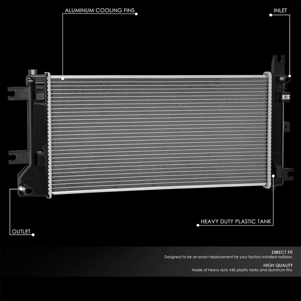 Aluminum Core Radiator Replacement for Nissan Leaf (2013–2017) DPI13442