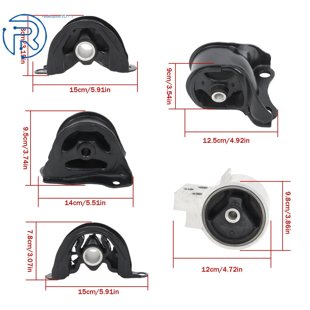 Set of 5 Engine Motor & Transmission Mounts for Acura Integra (1994–2001)