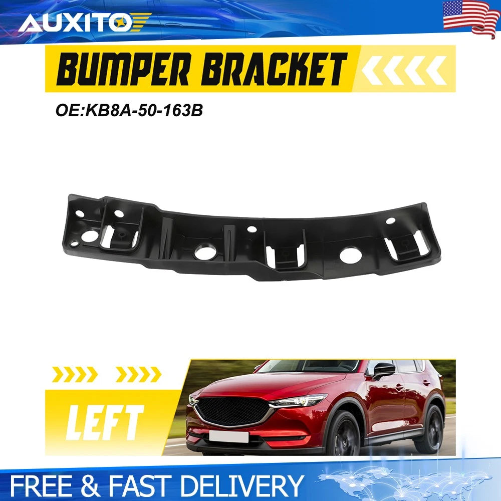 Bumper Bracket for Mazda CX-5 (2017–2021) KB8A-50-163B Front Left Black