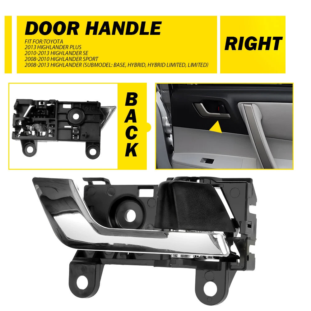 Interior Door Handle for Toyota Highlander (2008–2013) Passenger Side