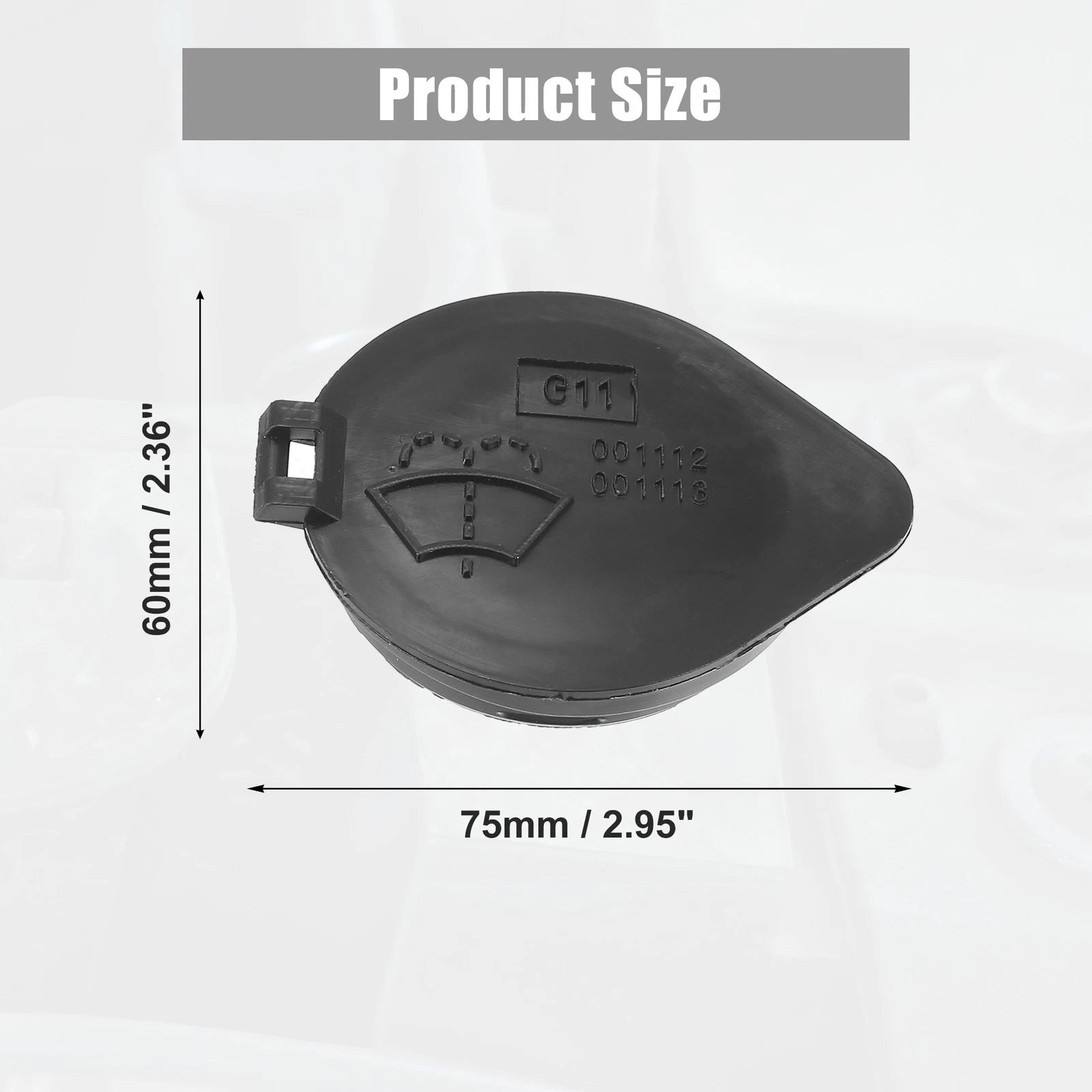 2 Pcs Windscreen Washer Fluid Reservoir Cap for Toyota Lexus 