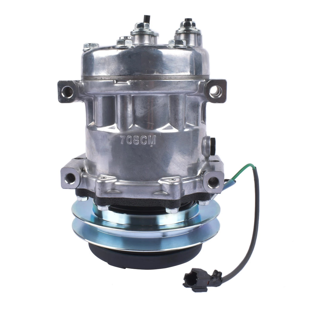 AC Compressor for Case CX210 CX290 Kobelco SK210LC Link-Belt 330LX (24V)