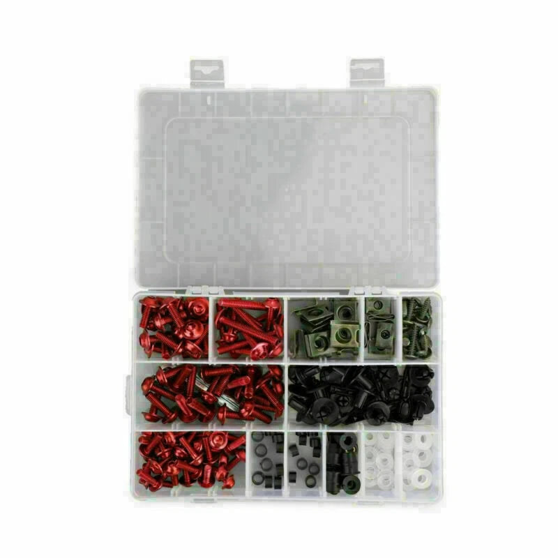 223PCS Fastener Clip Screw Bolt Set for Motorcycle Sportbike