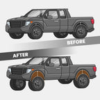 Lift Shock Kit with Control Arms for Toyota Tacoma 4WD (2005–2023)