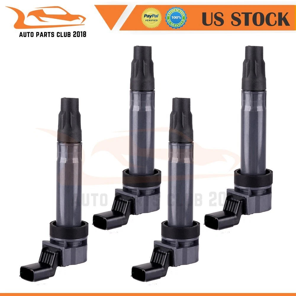 Set of 4 Ignition Coils for Chevrolet Spark (2012–2015)
