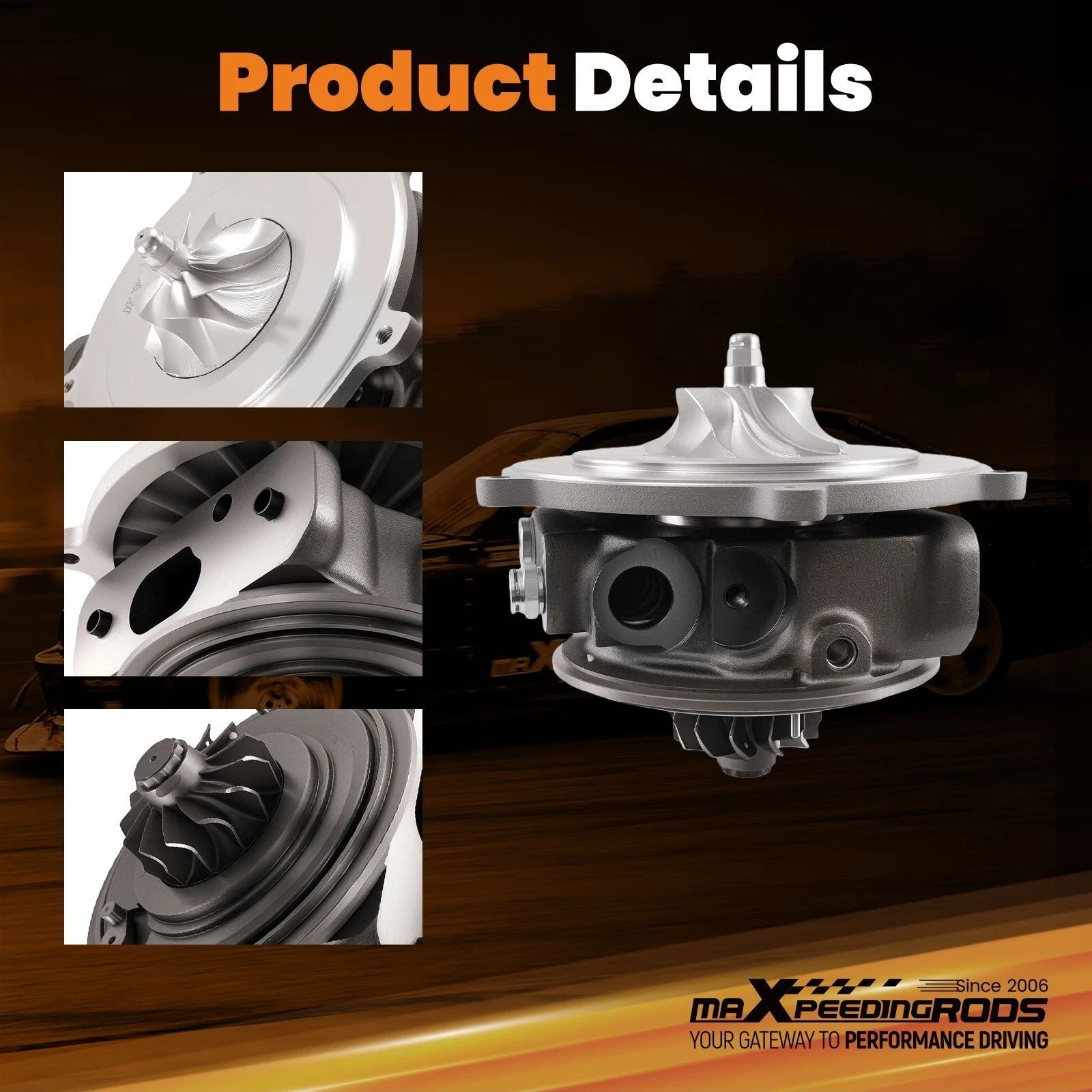 Turbocharger Cartridge for Ford F-250 F-350 F-450 Super Duty (2011–2016)