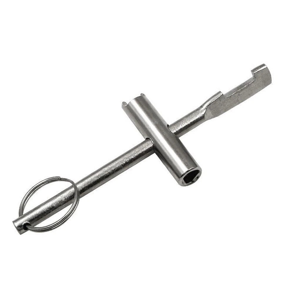 Valve Key Triangle Wrench Tool for Water Meter Shut Off Valve