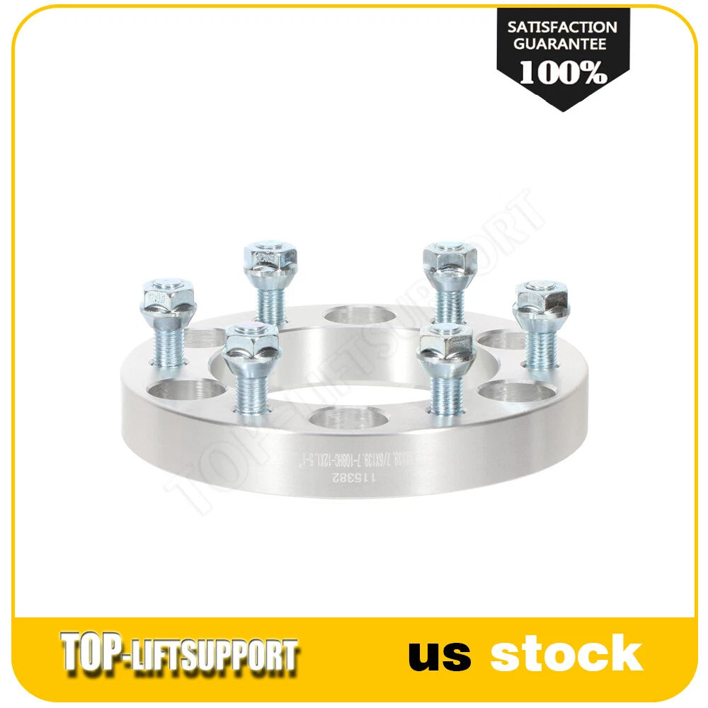 2X 1" Wheel Spacers for Toyota Tacoma 4Runner Chevy Colorado